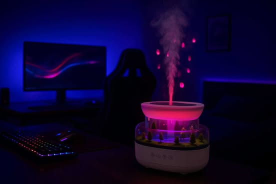 Diffuseur d'Aromathérapie & Humidificateur Ultrasonique