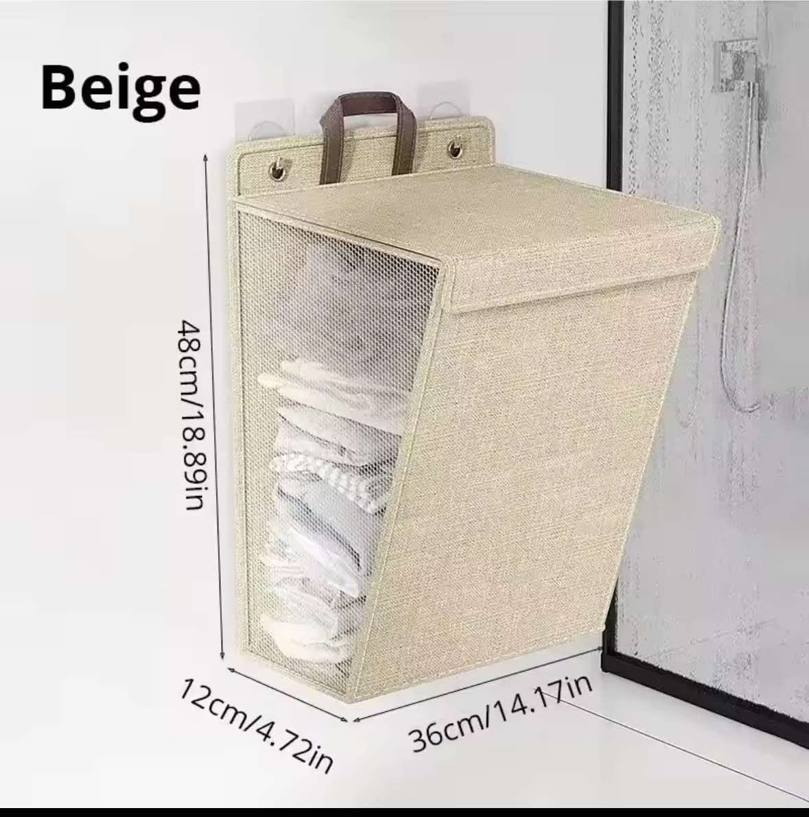 Panier à linge adhésif pliable panier multifonctionnel