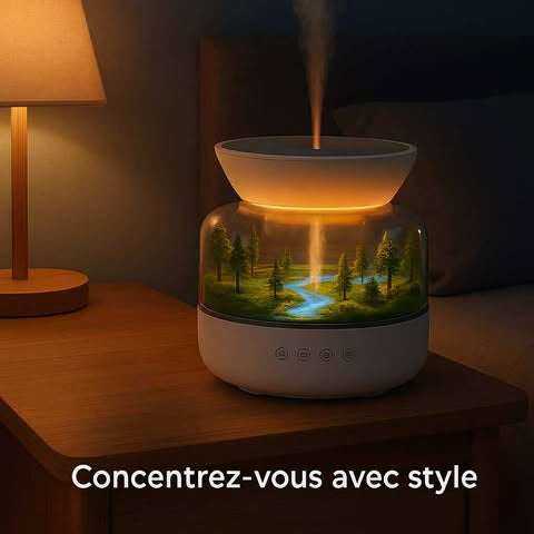 Diffuseur d'Aromathérapie &amp; Humidificateur Ultrasonique