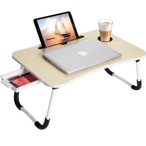 Table pliante multifonction pour ordinateur portable, lit ou canapé